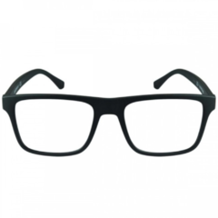 Armação para Óculos Masculino Emporio Armani Preto Fosco Clip-On EA4115 5801/1W