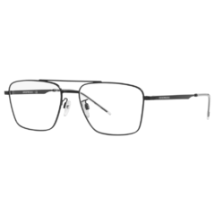Armação para Óculos Masculino Emporio Armani Preto Fosco Quadrado EA1132 3001 55