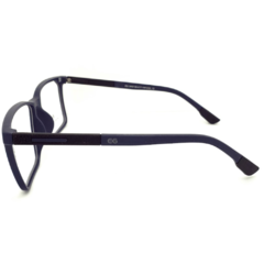 Armação para Óculos Masculino Empório Glasses Azul Marinho Fosco Clip-On EG3409 C13 56