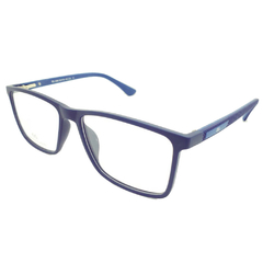 Armação para Óculos Masculino Empório Glasses Azul Marinho Fosco Quadrado EG3386 C13 58