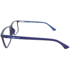 Armação para Óculos Masculino Empório Glasses Azul Marinho Fosco Quadrado EG3386 C13 58