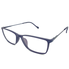 Armação para Óculos Masculino Empório Glasses Azul Marinho Fosco Retangular EG3412 C13 54