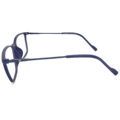 Armação para Óculos Masculino Empório Glasses Azul Marinho Fosco Retangular EG3412 C13 54