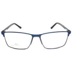 Armação para Óculos Masculino Empório Glasses Azul Metálico Clip-On EG4257 C13 55