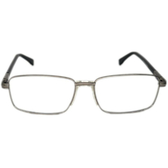 Armação para Óculos Masculino Empório Glasses Cinza Chumbo Clássico EG4135 C2 55