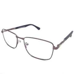 Armação para Óculos Masculino Empório Glasses Cinza Chumbo Retangular EG4114 C8 54