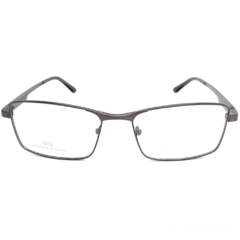 Armação para Óculos Masculino Empório Glasses Cinza Chumbo Retangular EG4189 C8 57