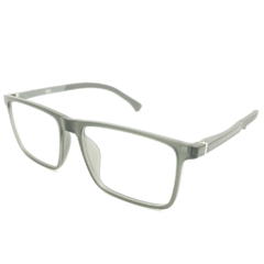 Armação para Óculos Masculino Empório Glasses Cinza Fosco Clip-On EG3322 C8 56