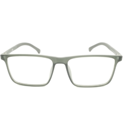 Armação para Óculos Masculino Empório Glasses Cinza Fosco Clip-On EG3322 C8 56