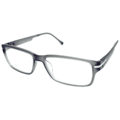 Armação para Óculos Masculino Empório Glasses Cinza Fosco Retangular EG5507 C8 54