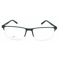 Armação para Óculos Masculino Empório Glasses Marrom Metálico Quadrado EG4243P C8 55