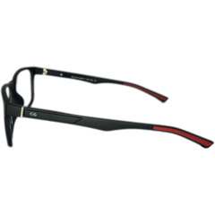 Armação para Óculos Masculino Empório Glasses Preto Fosco Clip-On EG3214 C15 56
