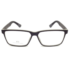 Armação para Óculos Masculino Empório Glasses Preto Fosco Clip-On EG3411 C10 57