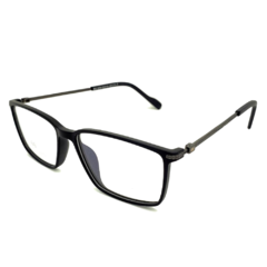 Armação para Óculos Masculino Empório Glasses Preto Fosco Quadrado EG3259 C5 52