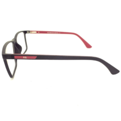 Armação para Óculos Masculino Empório Glasses Preto Fosco Quadrado EG3386 C16 58