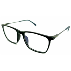 Armação para Óculos Masculino Empório Glasses Preto Fosco Quadrado EG3457 C16 52