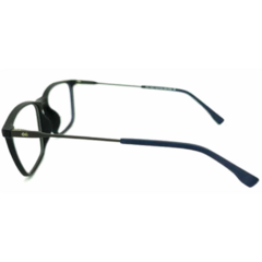 Armação para Óculos Masculino Empório Glasses Preto Fosco Quadrado EG3457 C16 52
