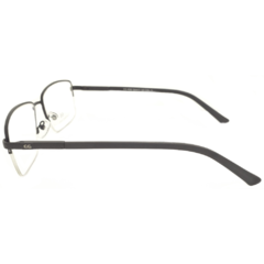 Armação para Óculos Masculino Empório Glasses Preto Fosco Quadrado EG4080 C15 54