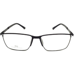 Armação para Óculos Masculino Empório Glasses Preto Fosco Quadrado EG4219 C15 58