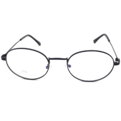 Armação para Óculos Masculino Empório Glasses Preto Fosco Redondo EG4170 C15 49