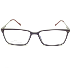 Armação para Óculos Masculino Empório Glasses Preto Fosco Retangular EG3328 C15 53