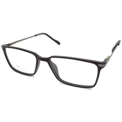 Armação para Óculos Masculino Empório Glasses Preto Fosco Retangular EG3334 C15 53