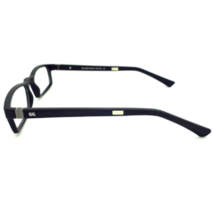 Armação para Óculos Masculino Empório Glasses Preto Fosco Retangular EG3393 C15 53