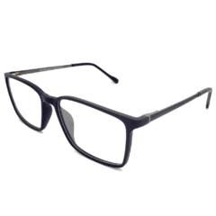 Armação para Óculos Masculino Empório Glasses Preto Fosco Retangular EG3416 C15 55