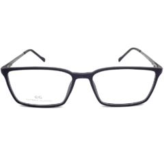 Armação para Óculos Masculino Empório Glasses Preto Fosco Retangular EG3416 C15 55