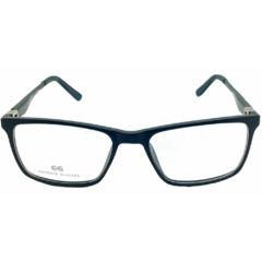 Armação para Óculos Masculino Empório Glasses Preto Fosco Retangular EG3458 C15 52