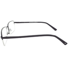 Armação para Óculos Masculino Empório Glasses Preto Fosco Retangular EG4062 C15 55