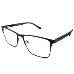 Armação para Óculos Masculino Empório Glasses Preto Fosco Retangular EG4217 C13 56