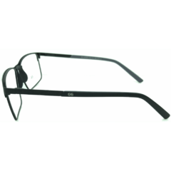 Armação para Óculos Masculino Empório Glasses Preto Fosco Retangular EG4245P C8 57