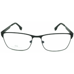Armação para Óculos Masculino Empório Glasses Preto Fosco Retangular EG4251 C15 54