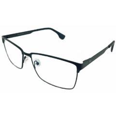 Armação para Óculos Masculino Empório Glasses Preto Fosco Retangular EG4253 C15 60