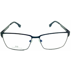 Armação para Óculos Masculino Empório Glasses Preto Fosco Retangular EG4253 C15 60