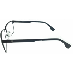 Armação para Óculos Masculino Empório Glasses Preto Fosco Retangular EG4253 C15 60