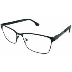 Armação para Óculos Masculino Empório Glasses Preto Fosco Retangular EG4254 C15 56