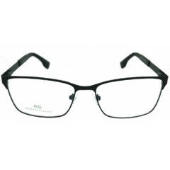 Armação para Óculos Masculino Empório Glasses Preto Fosco Retangular EG4254 C15 56