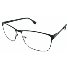 Armação para Óculos Masculino Empório Glasses Preto Fosco Retangular EG4255 C15 62