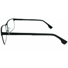 Armação para Óculos Masculino Empório Glasses Preto Fosco Retangular EG4255 C15 62