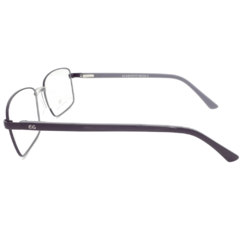 Armação para Óculos Masculino Empório Glasses Preto Retangular EG4183 C5 57