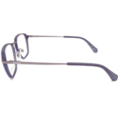 Armação para Óculos Masculino Guess Azul Cristal/Cinza Chumbo Redondo GU500040 091 52