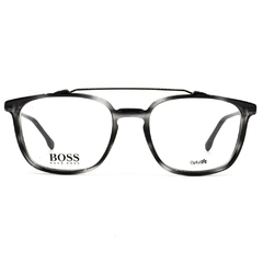 Armação para Óculos Masculino Hugo Boss Preto Cristal Piloto BOSS1049 2W8 52