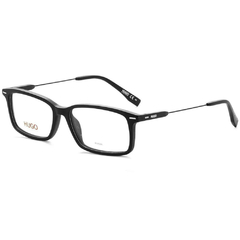 Armação para Óculos Masculino Hugo Boss Preto Fosco Retangular HG0334 003 55