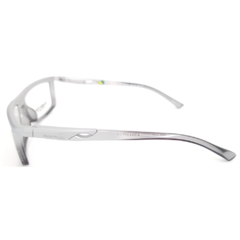 Armação para Óculos Masculino Mormaii Prata/Cinza Cristal Retangular FusionFull 1337 178 54