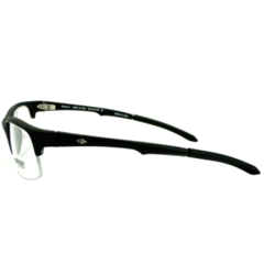 Armação para Óculos Masculino Mormaii Preto Fosco Retangular Itapuã I 1220 737 50