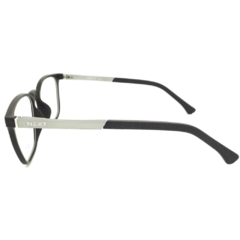 Armação para Óculos Masculino Next Preto Fosco Clip-On N81492 C1 54