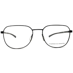 Armação para Óculos Masculino Porsche Design Preto Fosco Geométrico P8367 A 54