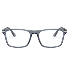 Armação para Óculos Masculino Prada Azul Cristal Retangular VPR01W 01G-1O1 54